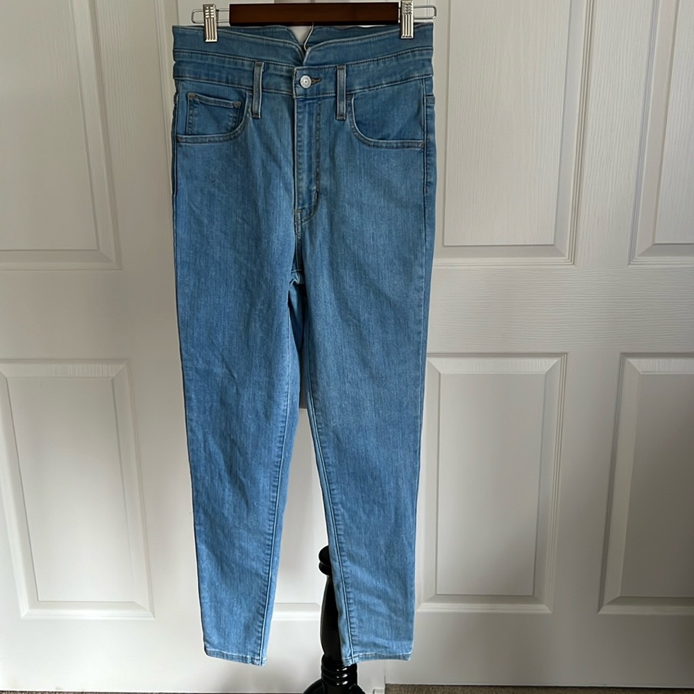 Levi’s Mile High Super Skinny Ankle Denim Jeans Womens Sz 28
